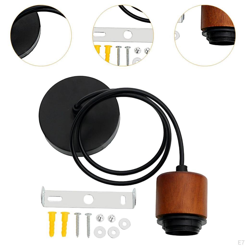 Подвесной светильник E27 в индустриальном стиле с кабелем, Идеально подходит для баров, отелей, гостиных, кафе и домов.