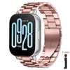 Ремешок из нержавеющей стали 22 мм для Redmi Watch 5 Active 5 Lite Металлический ремешок для Xiaomi Redmi Watch 3 Active 3 Lite Браслет Наручный ремешок