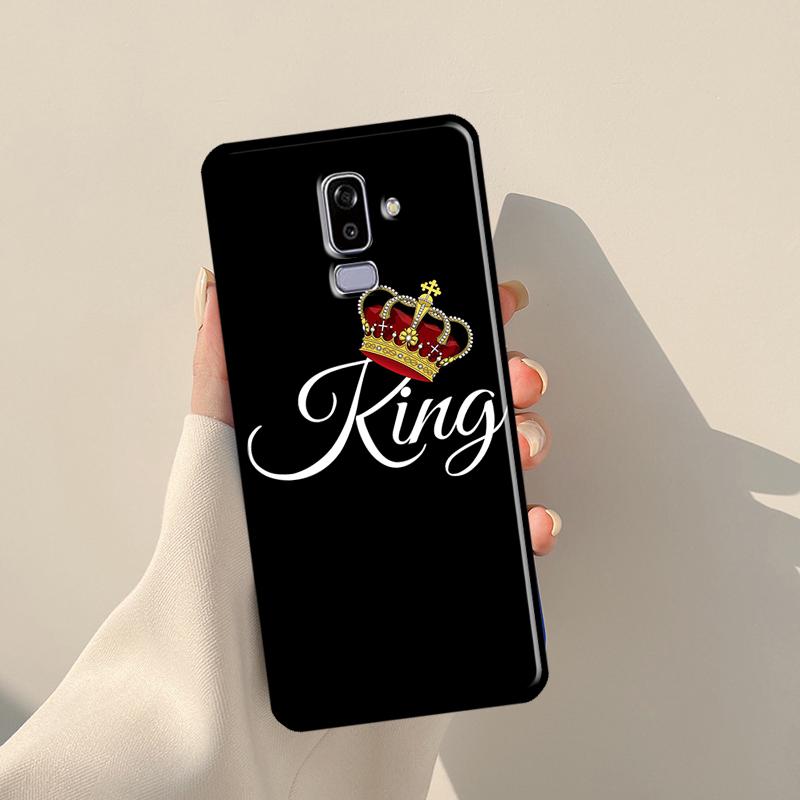 Пары Crown QUEEN и KING для Samsung J3 J5 J7 J510 J310 J330 J710 J730 J1 A3 A5 2016 2017 J4 J6 Plus J8 2018 Чехол