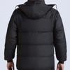Men's Autumn and Winter Padded Plus Size Thickened Hooded Outerwear Casual Short Warm Zip Jacket