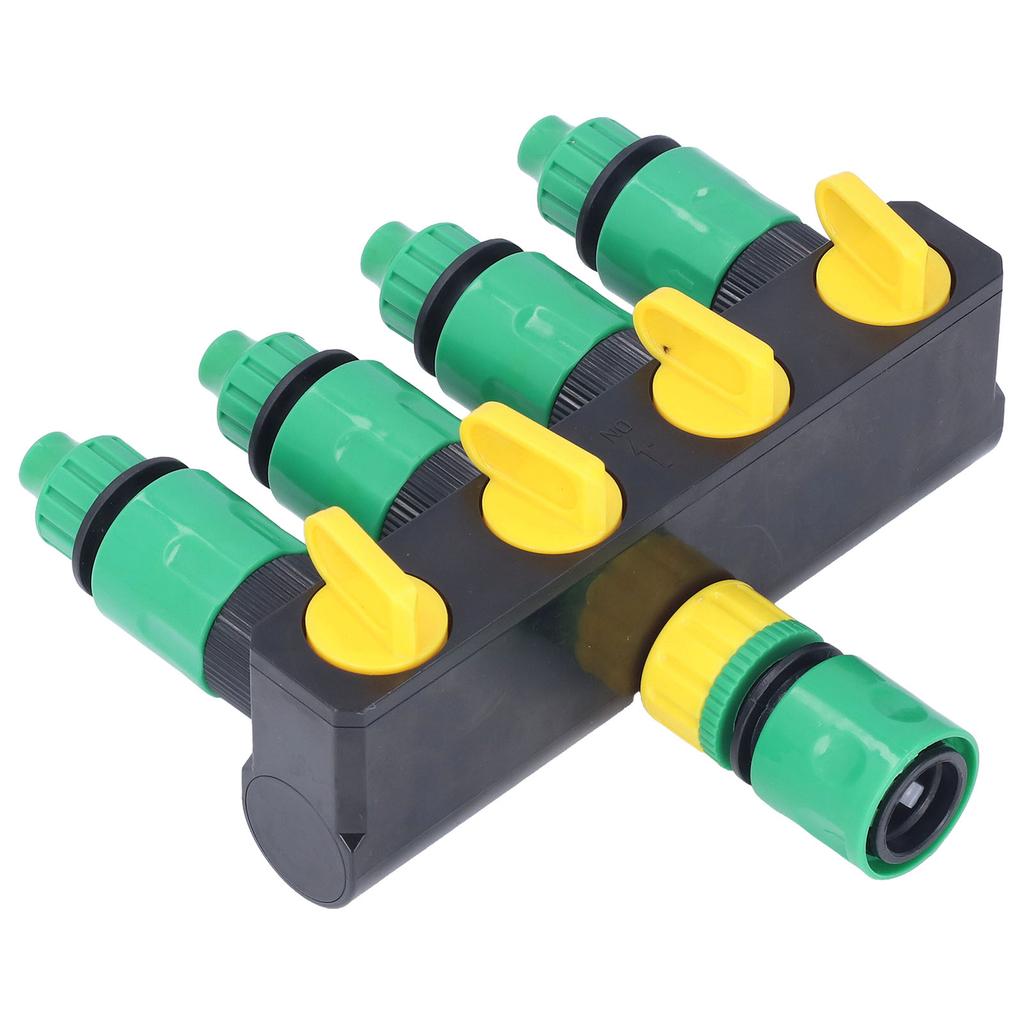 Разветвитель для водяного шланга Материал АБС 4-ходовой Нержавеющий Прочный Разветвитель для садового полива для