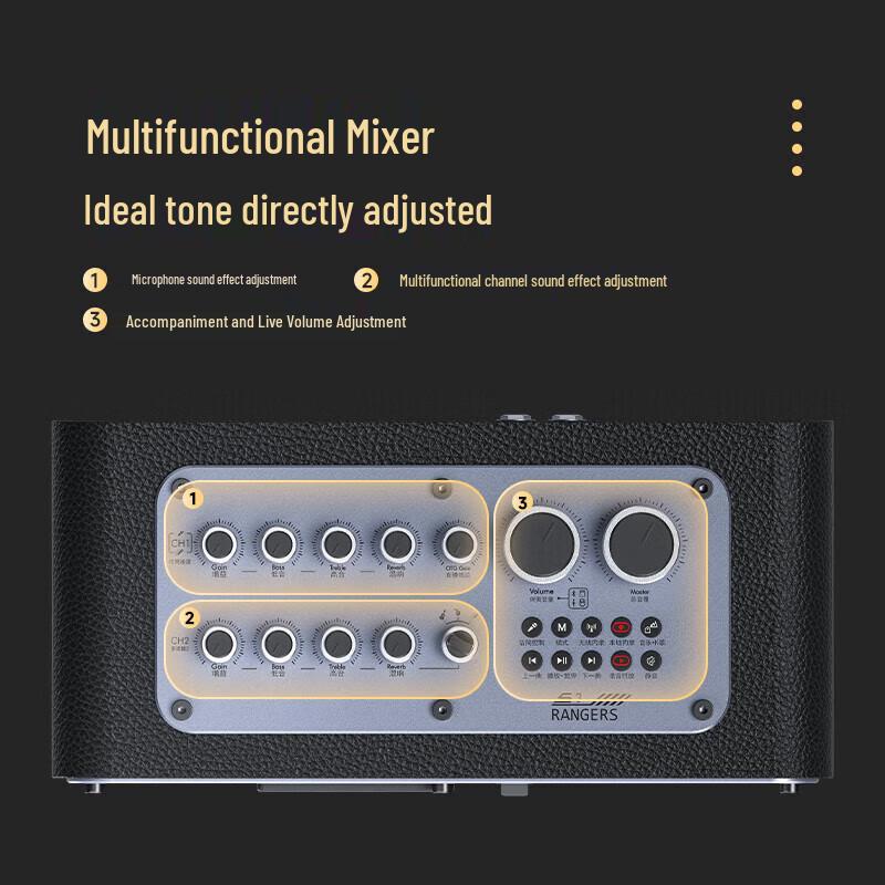 SEE ME HERE S3 Outdoor Portable Karaoke Speaker