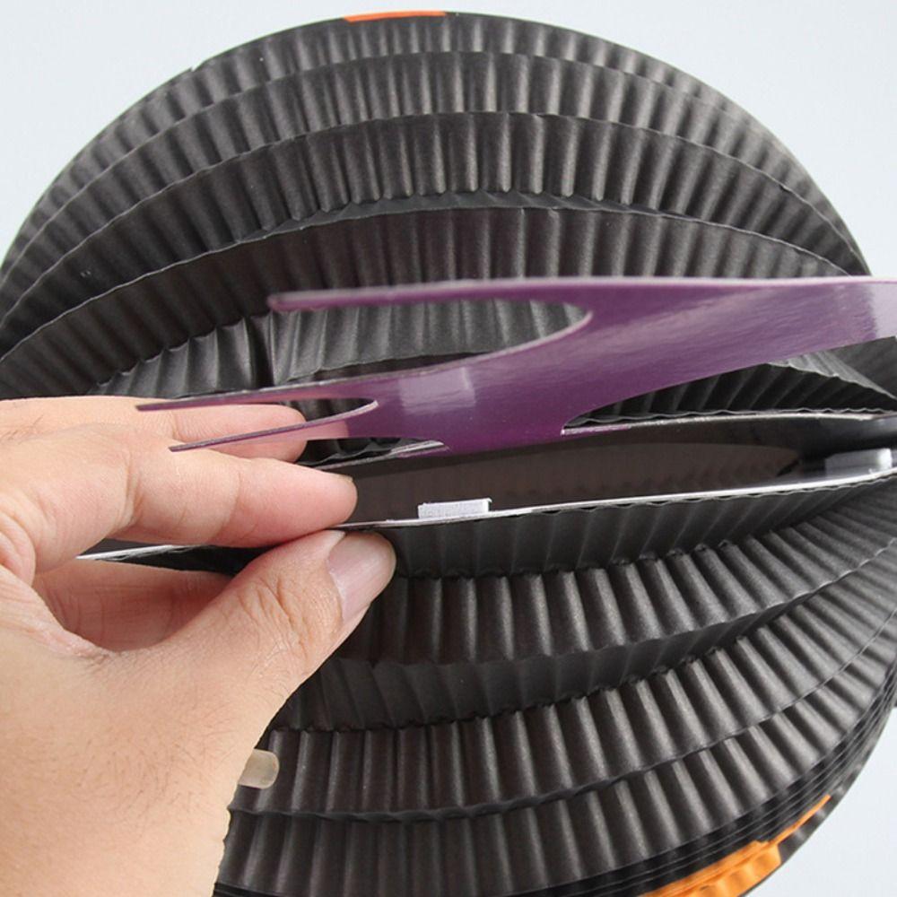 Bat Halloween Party Prop Spider Pumpkin Lantern Festive Halloween Paper Pendant  Kids Gift