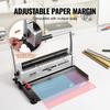 Coil Spiral Binding Machine, Manual Book Maker 34-Holes Binding 120 Sheets, Punch Binder with Adjustable Side Margin, for Letter Size, A4, A5