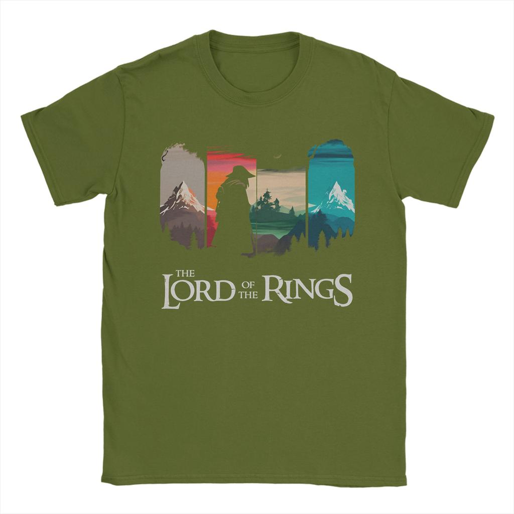 Lords Rings Merch Unisex Women T Shirt 100 Cotton Tee Graphic Tops Tshirt