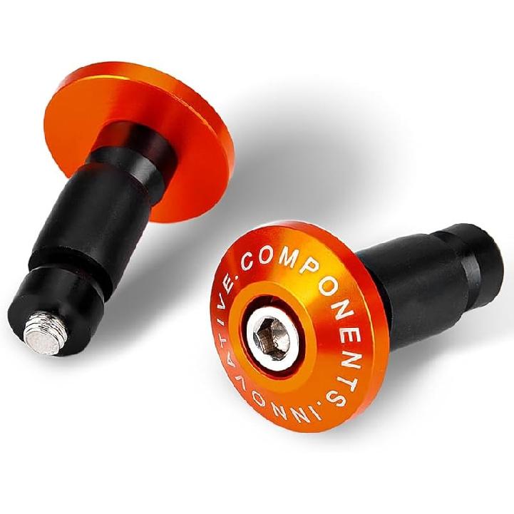 Goldfire Грузики Руля Мотоцикла 7/8'' Заглушки Ручек Руля Противовибрационные Слайдеры Подходят для Yamaha Kawasaki Питбайка (черный)