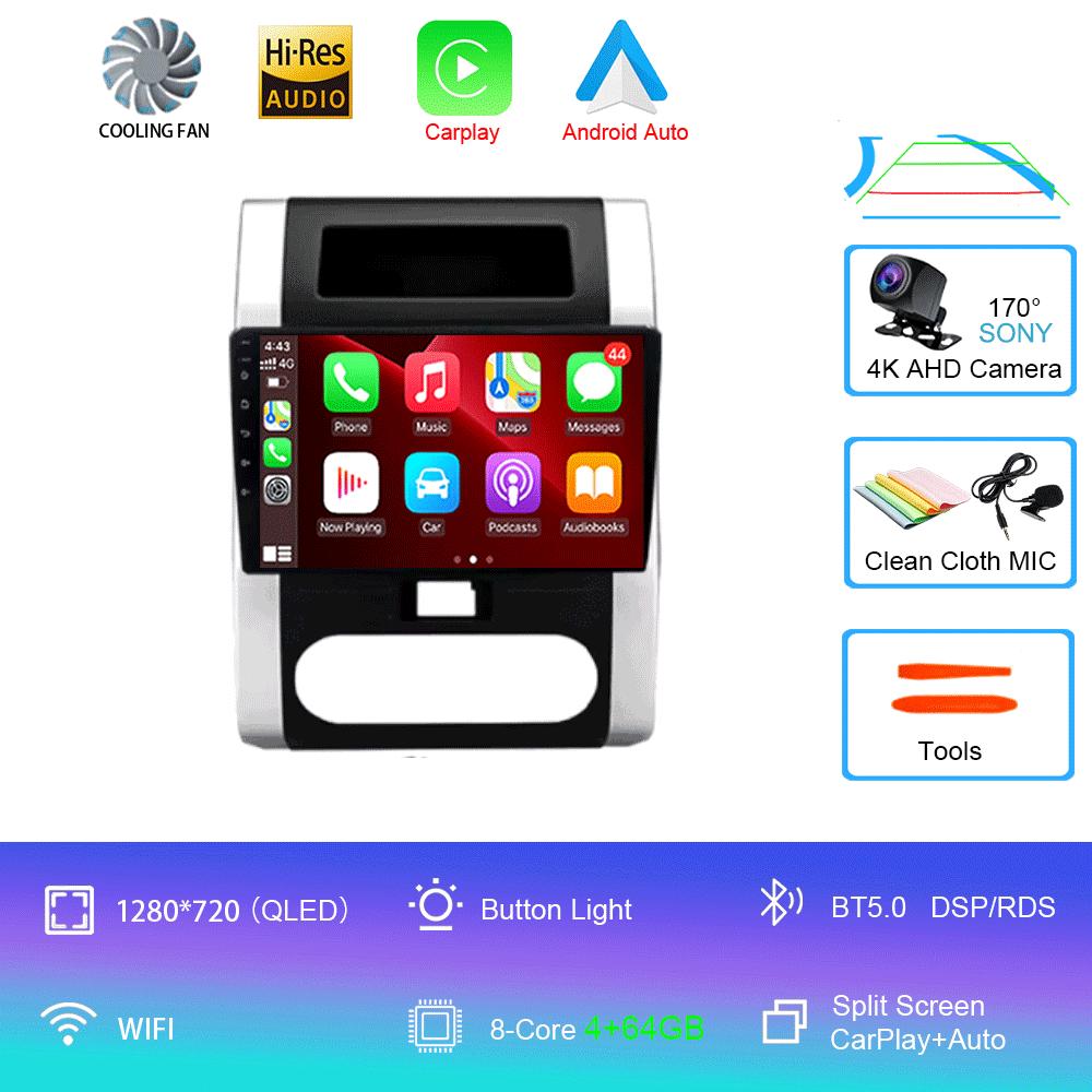 Android 14 для Nissan X-Trail X Trail XTrail 2 T31 2007-2015 4G Автомобильный мультимедиа GPS Голос Беспроводной CarPlay Авторадио Навигация