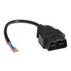 16-контактный папа OBD-кабель Открытая линия OBD 2 Удлинительный кабель для автомобильного диагностического сканера, Длина кабеля: 60см