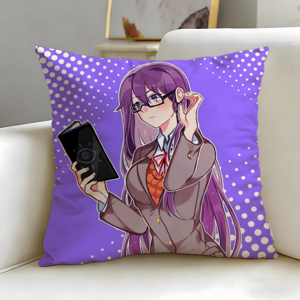 Stylish Ddoki Dokied Cushion Cover Soft EasyWash Pillow Case Versatile for Couch Bed Travel and Office