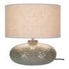 Green Ceramic Table Lamp with Lampshade