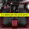 Автомобильные коврики для пола для BMW M5 F90 2018   Автомобильные подкладки для ног Покрытие автомобильного ковра Аксессуары для интерьера