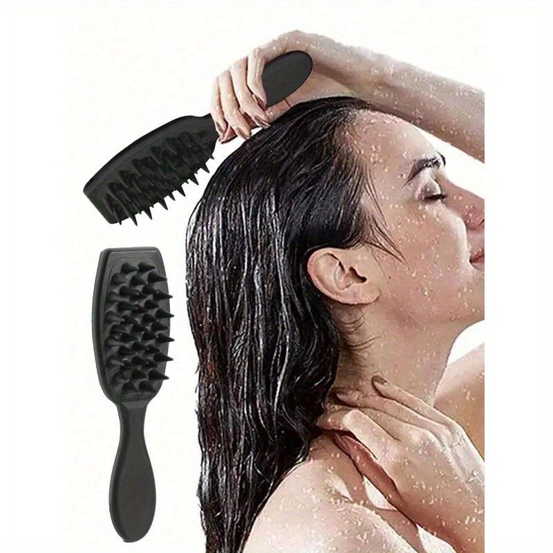 1/4 Pieces Pink Hair Comb Set - Multifunctional Hair Comb, Wide Tooth Comb, Fine Tooth Comb, Mouse Tail Comb And Double Headed Comb