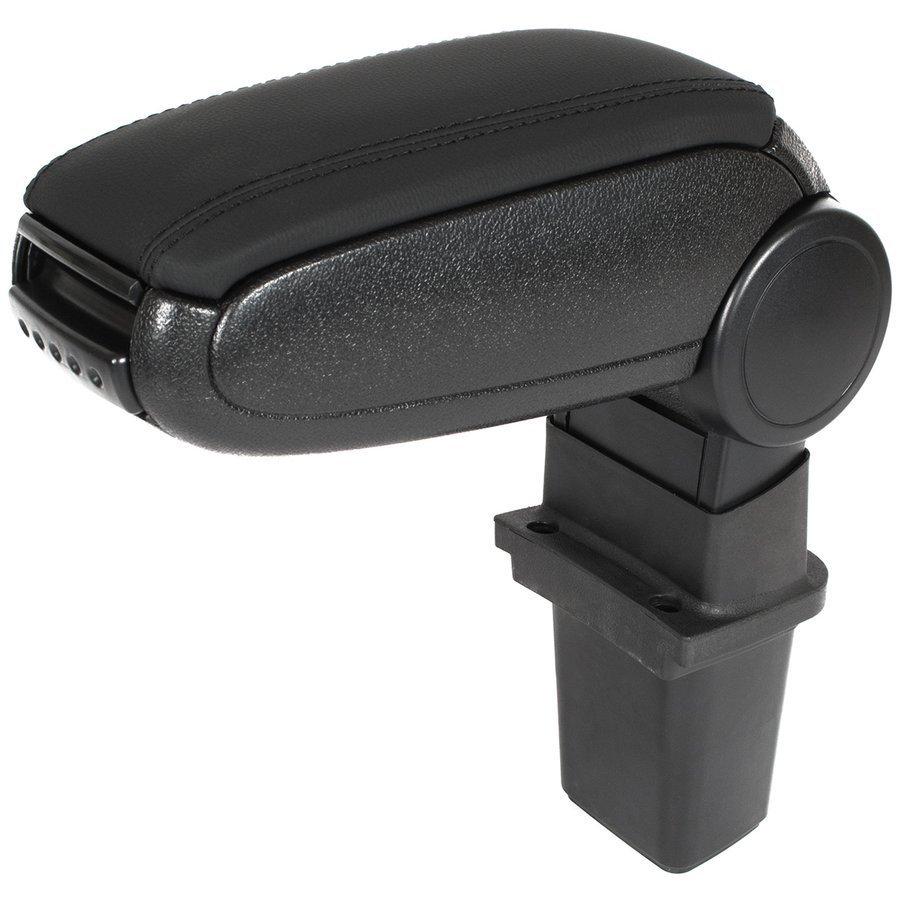 Honda Jazz III 2008- armrest set BLACK ECO LEATHER + installation kit