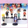 6pcs One Piece Role Pvc Toy Model Desktop Decoration Children Gift Christmas