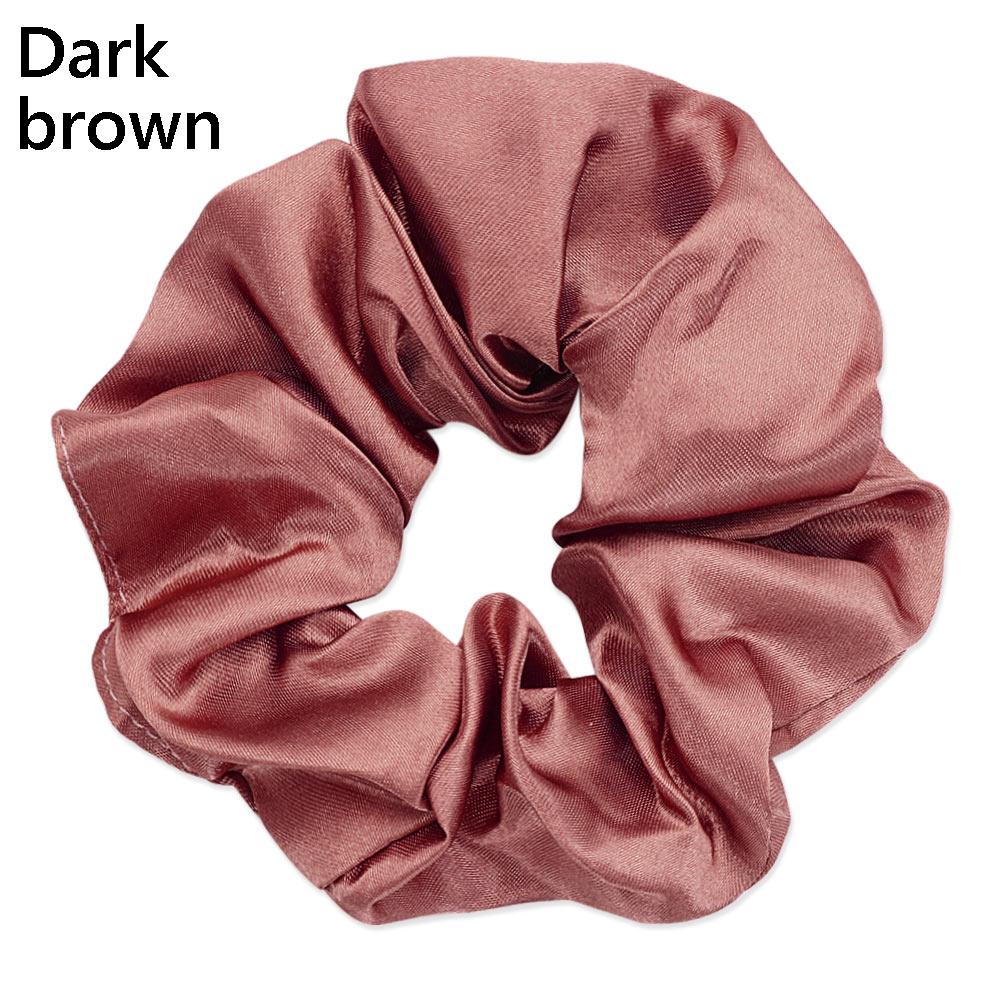 Women Hair Accessories Headband Hair Rope Satin Silk Hair Tie Elastic Scrunchies Ponytail Holder