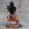 9cm Dragon Ball Kawaii Figurine Childhood Son Goku Hold Puaru Action Figures Anime Model Doll Collection Desktop Decoration Toy