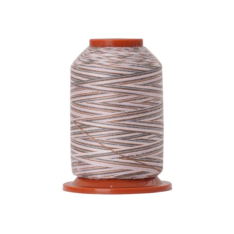 Rainbow Polyester Sewing Thread: Seven-Color Set of Small Spools for Hand Sewing.
