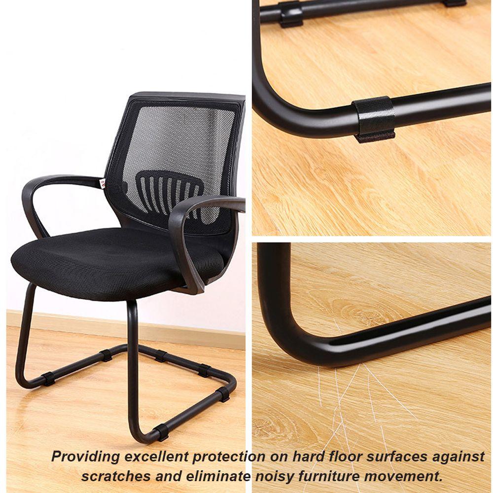 Glides Durable U Shaped Non-slip Anti-front Tilt Damper Stool Tube Caps Pipe Clamp Chair Leg Pad