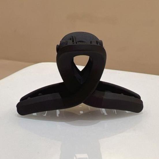 1/2 шт. Пластиковые заколки-крабы для волос с нескользящим надежным захватом, матовые цветные, с переплетающимися зубцами, зажим для волос, аксессуары для волос