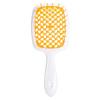 Mesh Hollow Comb with Pvc Box Massage Comb Straight Hair Styling Brush Hairdressing Quick Drying of Hair Blowing Barber Brush