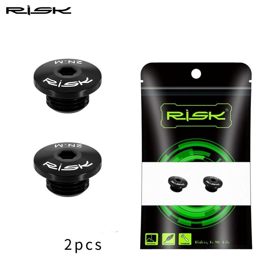 RISK 2шт Титановые Болты для прокачки тормозов/Запорный винт для гидролинии шоссейного велосипеда Для SHIMANO R7020 R8020 R8070 R8170 R9170 Велосипедные запчасти