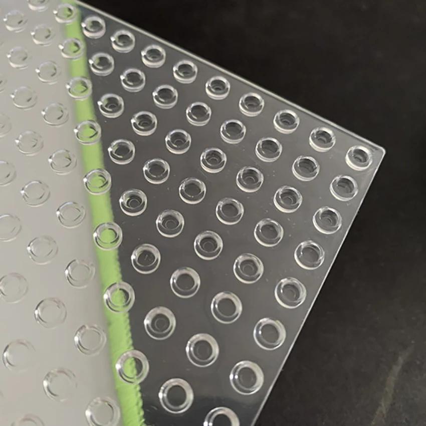 3 Pcs BasePlates Transparent Small Particle Building Block Plate Single Side DIY Bricks ABS Plastic Assembly Plate Child Toy