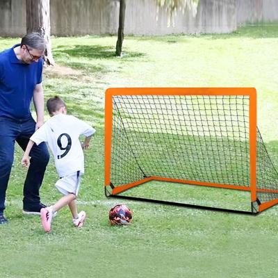 Футбольные ворота – Складная рама-сетка для детей + юношей – Футбольные ворота для игры в помещении + на улице с сумкой для переноски – Легкая установка – Несколько размеров для тренировок и игр