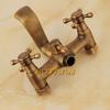 .  Bathroom Bath Wall Mounted Hand Held Antique Brass Shower Head Kit Shower Faucet Sets YT-5328-B