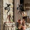 Rustic Cast Iron Wall Hook Decorative Wall Mounted Rack Creative Vintage Bird Coat Hanger  Glove
