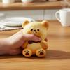 Slow Rising Bear Bread Squeeze Toy Hand Relax Slow Rebound Toy Bear Baked Bread Toy  Birthday Gift