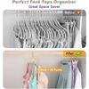 Bra Hanger for Closet, Tank Top Hangers 2 Pack w/20 Hooks Holds 40 Bras, Capacity Foldable Wood Space Saving Hanger, 360°Rotating Closet Organizers