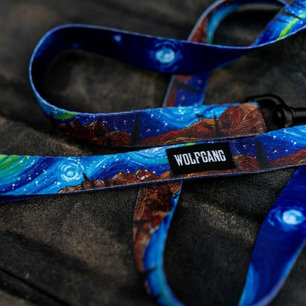 WOLFGANG FuzzyTails Wide X Neck Circumference Large Collar, Large, 2.5cm 45-66cm [For Dogs]