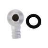 Install Durable Sturdy with Rubber Ring Drain Pipe Connector Drain Hose Connector Air Conditioning Drainage Tool Elbow Fitting