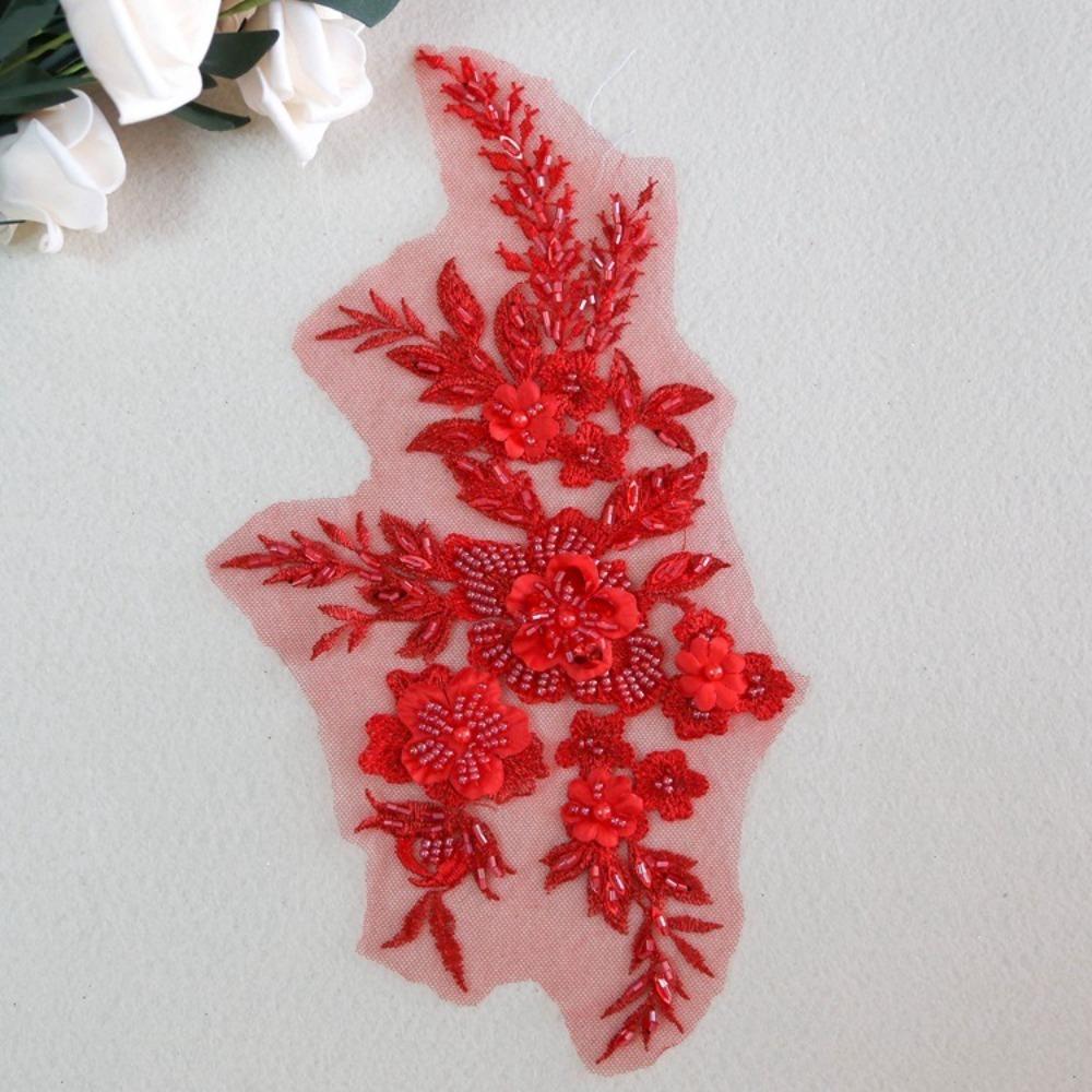 Sequin Embroidery Embroidered Floral Patches DIY Sequins Patches Stage Costumes