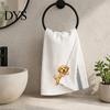 Cute Kitchen Decor Puppy Tea Towel, Embroidered Corgi Dachshund Dish Absorbent Decorative Hand Towels for Bathroom Quick Dry Towel Dog Lovers
