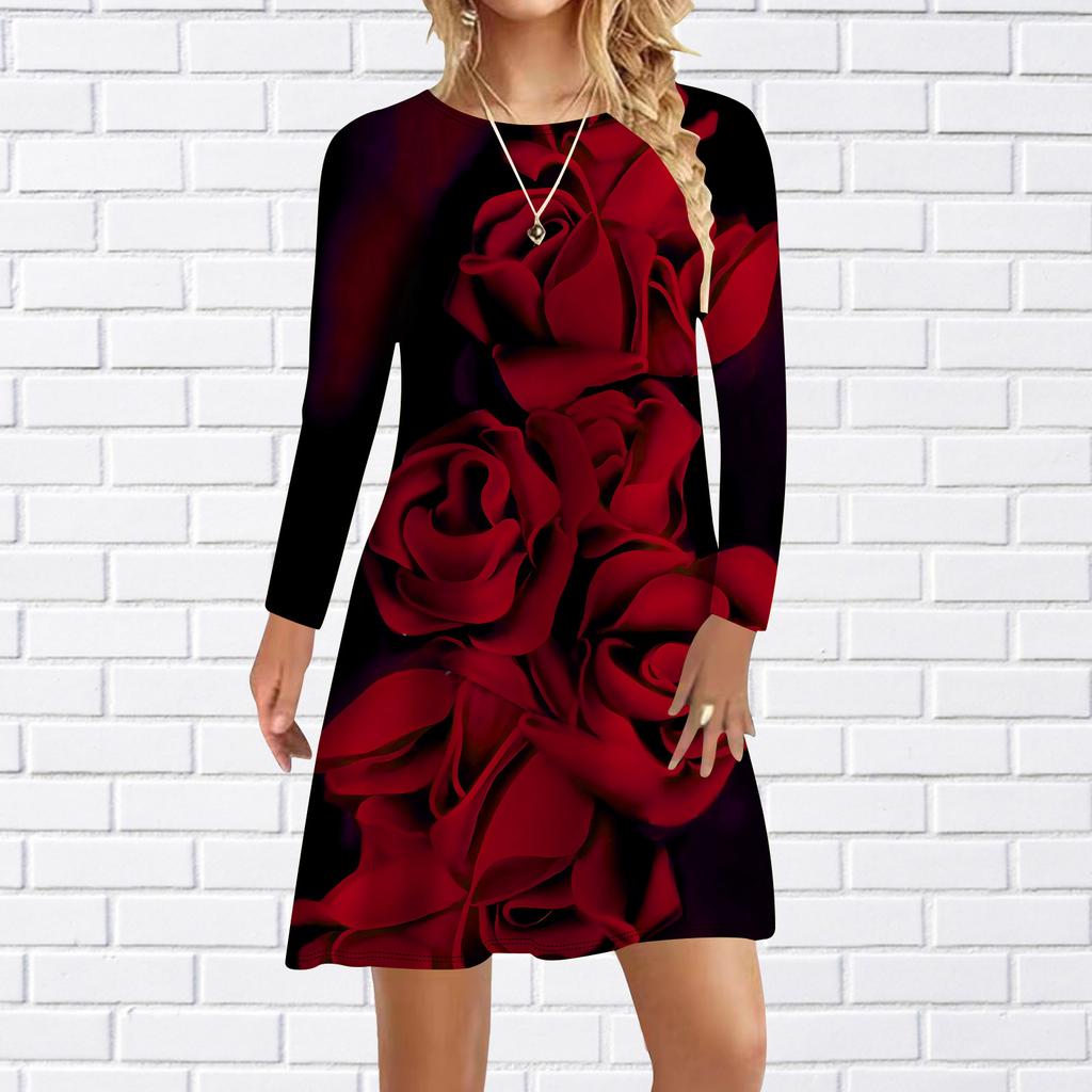 Женское повседневное платье, осеннее белое платье с принтом семян дыни для женщин, платье с коротким рукавом и круглым вырезом, большие размеры