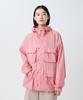 Snow Peak Double Weave Mountain Parka Outer Jacket for Men and Size L U.L. JK-26SU012 Women, Pink,