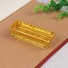 1шт фэн-шуй китайский желтый кристалл золотой слиток для богатства счастливый украшения дома