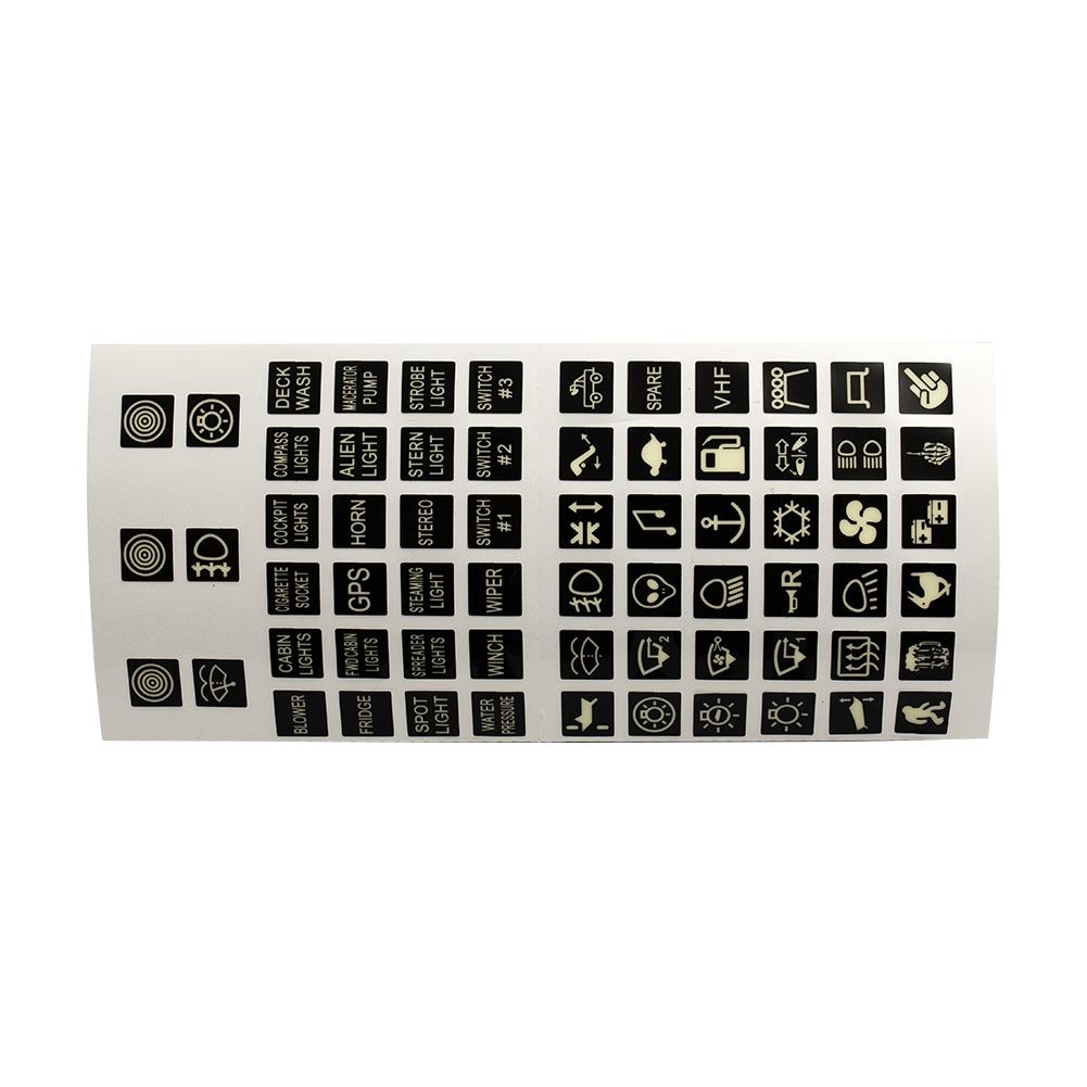 Sticker Sticker Labels Car Boat Truck Marine 132pcs Accessory Parts Night