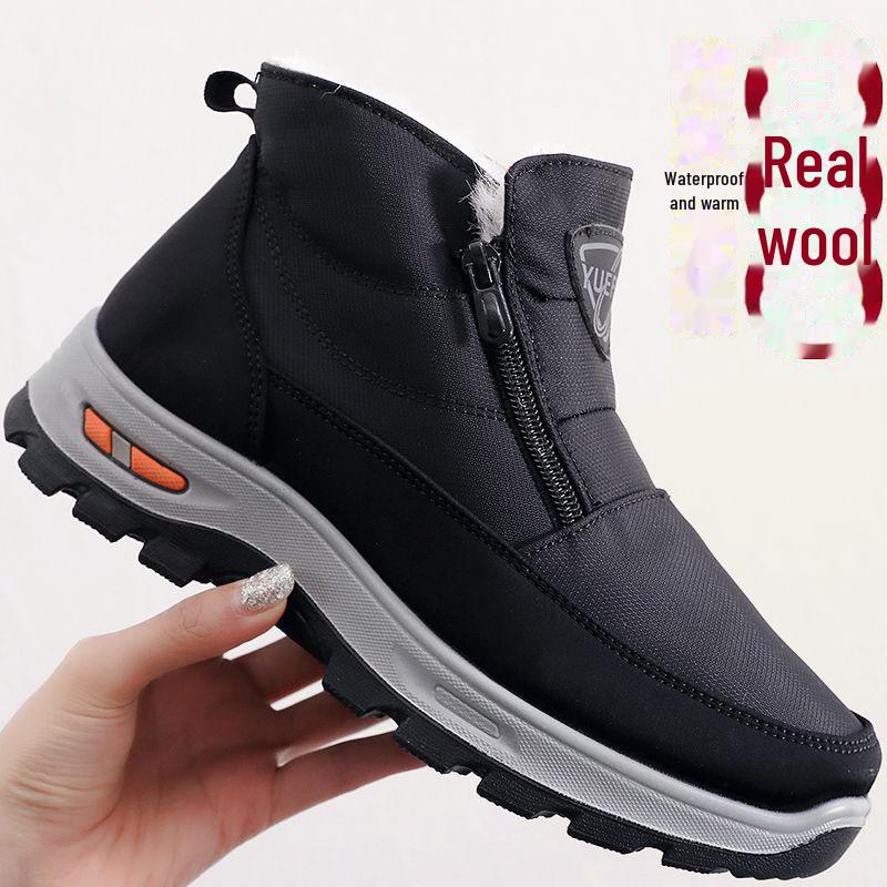 Женские зимние сапоги из толстой шерсти — удобные, теплые, нескользящие, доступны большие размеры