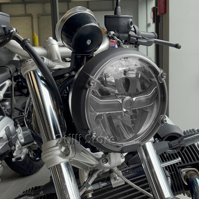 For BMW R18 Classic R12 NineT 2024 2025 R9T R nineT Scrambler Pure Motorcycle Accessorie Headlight Guard Protector Grille Cover