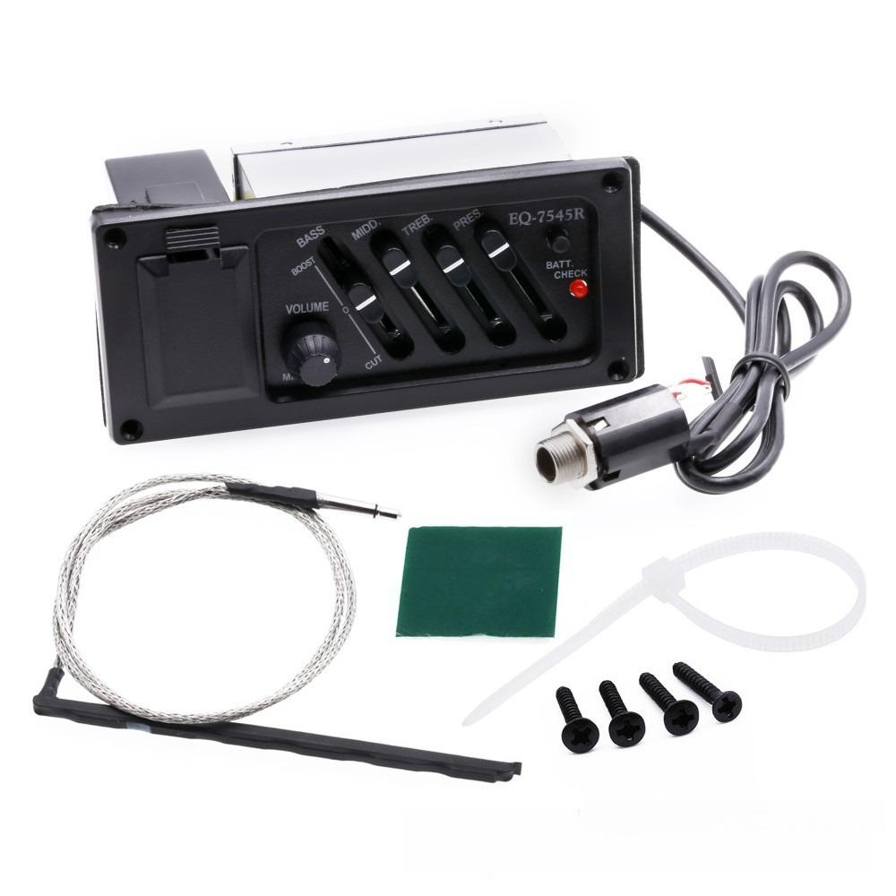 Acoustic, Folk, and Classical Guitar EQ Pickup Acoustic-Electric Guitar Pickup EQ 7545R Guitar Pickup