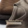 Pierre Cardin Мужской свитер с V-образным вырезом из 100% чистой шерсти