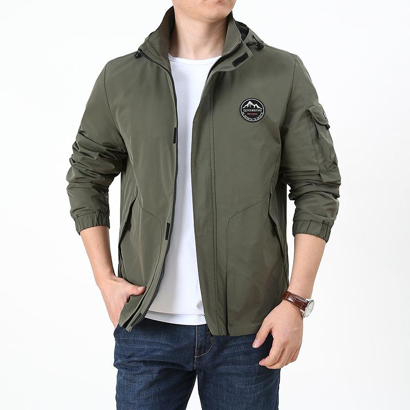 Мужская водонепроницаемая и дышащая куртка для альпинизма, повседневная куртка для активного отдыха, свободная куртка больших размеров, мужская