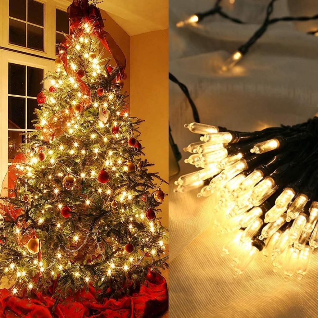 Christmas Lights, Battery Operated String Lights 18ft 50 LED Mini String Lights, Waterproof Lights with Remote Timer 8 Modes, Indoor Outdoor Garden