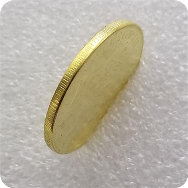 1859 France Empire Napoleon Bonaparte Commemorative Collectible Souvenirs Golden Coins