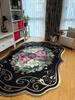 EPeddler Home Современный классический узор с розами Цифровая печать Нескользящая точечная основа Новое поколение гостиной, кухни, столовой Ковер и дорожка