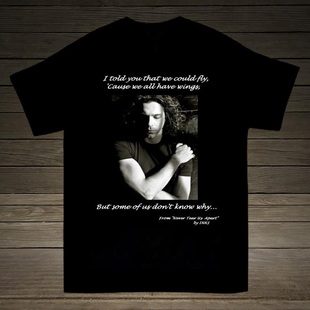 Collection Michael Hutchence Quotes Basic Black All Size Unisex T-Shirt S2808 Unisex T-Shirt