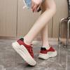 Luxury Women's Sneakers Fashion Outdoor Casual Shoes Designer Platform Shoes for Women Lace Up Vulcanized Shoes Zapatillas Mujer