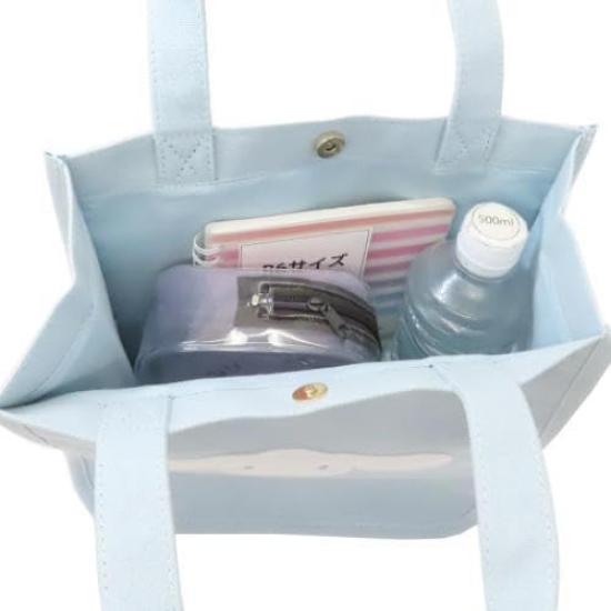 Сумка-тоут Marimo Craft Sanrio с пушистыми нашивками Cinnamoroll Ш25 x В25 x Г12 см SRTZ-140